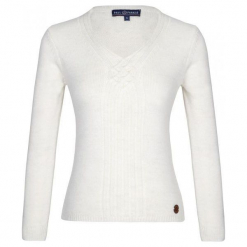 Paul Parker Sweter Damski Xl Biały. Białe swetry klasyczne damskie Paul Parker, xl, z wełny. Za 159,00 zł.
