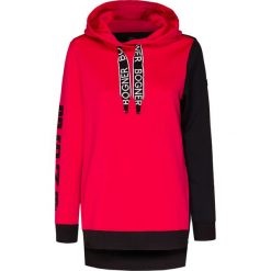 Bluza z kapturem BOGNER MAREN. Czerwone bluzy damskie Bogner, z haftami, z tkaniny, bez rękawów, z kapturem. Za 1320,00 zł.