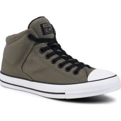 Trampki CONVERSE - Ctas High Street M 163400C Field Surplus/Blac. Zielone półbuty męskie Converse, na co dzień, bez wzorów, z gumy, street, bez zapięcia. Za 289,00 zł.