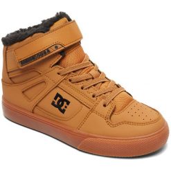 DC Tenisówki Chłopięce Pure Ht Wnt Ev B Shoe we9 Wheat 32. Brązowe buty sportowe chłopięce marki DC, ze skóry, za kostkę. Za 309,00 zł.