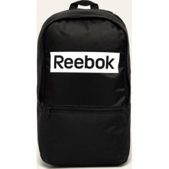 Reebok - Plecak. Czarne plecaki męskie Reebok, z nadrukiem, z poliesteru. Za 99,90 zł.