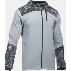 Kurtki sportowe męskie: Under Armour Kurtka męska UA Storm Printed Jacket szara r. S (1289752-035)