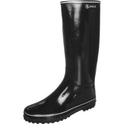 Buty zimowe damskie: Aigle VENISE Kalosze noir / blanc