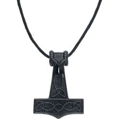 Łańcuszki męskie: Black Thor´s Hammer Wisiorek standard