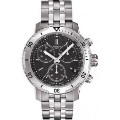 RABAT ZEGAREK TISSOT T-Sport T067.417.11.051.01. Czarne zegarki męskie marki TISSOT, ze stali. W wyprzedaży za 1804,00 zł.