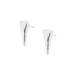 Kolczyki Tusk. Szare kolczyki damskie marki Aleksandra puchacz jewellery. Za 110,00 zł.