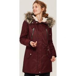 Parka - Bordowy. Czerwone parki damskie House, l. Za 259,99 zł.