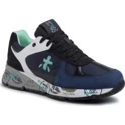 Sneakersy PREMIATA - Mase 4646 Blue. Niebieskie sneakersy męskie Premiata, na co dzień, bez wzorów, ze skóry, bez zapięcia. Za 899,00 zł.