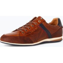 Pantofola d`Oro - Męskie tenisówki ze skóry – Roma, brązowy. Brązowe tenisówki męskie Pantofola d`Oro, ze skóry. Za 349,95 zł.