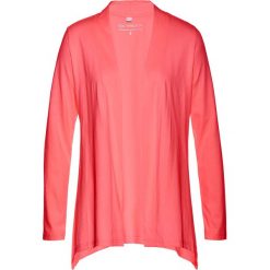 Shirt bez zapięcia bonprix koralowy. Czerwone żakiety damskie bonprix, bez wzorów. Za 59,99 zł.