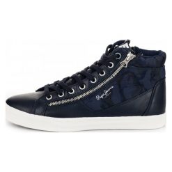 Pepe Jeans Tenisówki Męskie Marton Boot 42 Ciemny Niebieski. Niebieskie tenisówki męskie Pepe Jeans, z jeansu. Za 366,00 zł.