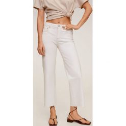 Mango - Jeansy Audrey. Białe jeansy damskie Mango. W wyprzedaży za 111,90 zł.