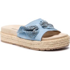 Espadryle IGI&CO - 3197144 Cielo. Niebieskie espadryle damskie marki IGI&CO, z aplikacjami, ze skóry, bez obcasa. Za 299,00 zł.