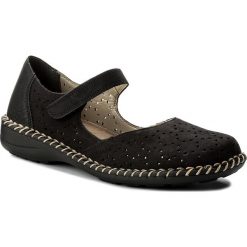 Creepersy damskie: Półbuty RIEKER - 49866-00 Black