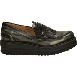 Mokasyny - MID1316 DA GR. Czarne mokasyny damskie Venezia, ze skóry. Za 239,00 zł.