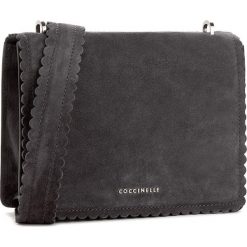 Torebka COCCINELLE - AG0 Leopoldine Suede E1 AG0 12 01 01 Fume/Fume 228. Szare listonoszki damskie Coccinelle. W wyprzedaży za 649,00 zł.