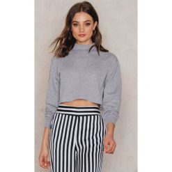 Bluzy damskie: Josefin Ekström for NA-KD Bluza Rad – Grey