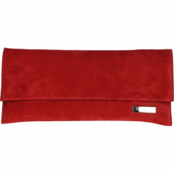 Torebka - R03 CAM ROSSO. Szare torebki klasyczne damskie Venezia, ze skóry. Za 229,00 zł.