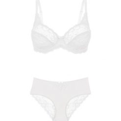 Figi: Biustonosz + figi "panty" (2 części) bonprix ecru