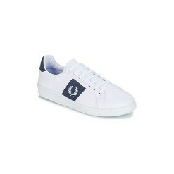 Buty Fred Perry B721 CANVAS. Brązowe trampki męskie Fred Perry, bez wzorów, bez zapięcia. Za 367,20 zł.