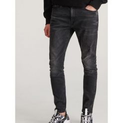 Spodnie jeansowe skinny - Szary. Szare spodnie męskie Reserved, m, z jeansu. Za 129,99 zł.