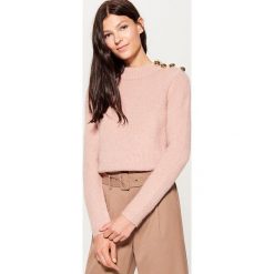 Sweter z domieszką wełny - Różowy. Różowe bez kategorii Mohito, s, z wełny. Za 129,99 zł.