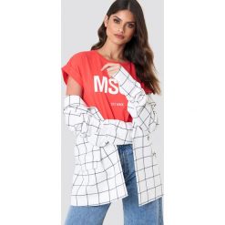 T-shirty damskie: MSCH Copenhagen T-shirt Alva MSCH – Red