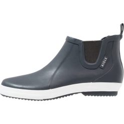 Buty zimowe damskie: Aigle MALOUINE Kalosze marine/blanc