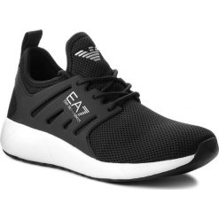 Sneakersy EA7 EMPORIO ARMANI - X8X024 XCC06 00002 Black. Czarne półbuty damskie EA7 Emporio Armani, z tworzywa sztucznego. Za 639,00 zł.