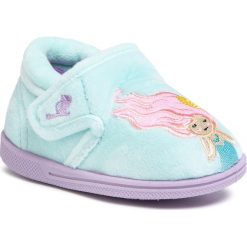 Kapcie CHIPMUNKS - Maisie FCH216 Aqua 401. Zielone sandały dziewczęce Chipmunks, z tworzywa sztucznego, bez zapięcia. Za 109,00 zł.