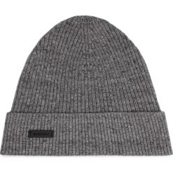 Czapka STRELLSON - Eliot 30017656 Dark Beige 251. Szare czapki męskie Strellson, na zimę, bez wzorów, z bawełny. W wyprzedaży za 89,00 zł.