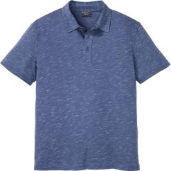 Shirt polo, krótki rękaw bonprix niebieski indygo melanż. Niebieskie koszulki męskie bonprix, xl, bez wzorów, z krótkim rękawem. Za 59,99 zł.