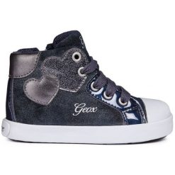 Geox Tenisówki Dziewczęce Kilwi 24 Niebieski. Niebieskie buty dziewczęce sportowe marki Geox, z gumy, na zamek. Za 239,00 zł.