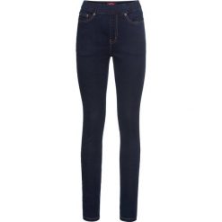 Jegginsy "power-stretch" bonprix ciemnoniebieski. Niebieskie jeansy damskie bonprix. Za 99,99 zł.