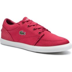 Tenisówki LACOSTE - Bayliss 219 1 737CMA0006262 Red/Off. Czerwone półbuty męskie Lacoste, bez wzorów, ze skóry, eleganckie, bez zapięcia. Za 349,99 zł.