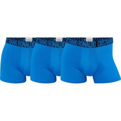 CR7 Cristiano Ronaldo - Bokserki (3-pack). Niebieskie bokserki męskie CR7 Cristiano Ronaldo, z nadrukiem, z elastanu. W wyprzedaży za 79,90 zł.