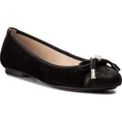 Baleriny HISPANITAS - Capri HV86688 Black/Black. Czarne baleriny damskie Hispanitas, bez wzorów, ze skóry, bez obcasa, na płaskiej podeszwie. Za 409,00 zł.