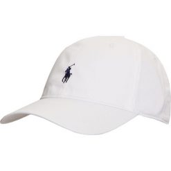 Czapka POLO RALPH LAUREN. Białe czapki męskie Polo Ralph Lauren, w paski, z bawełny. Za 180,00 zł.