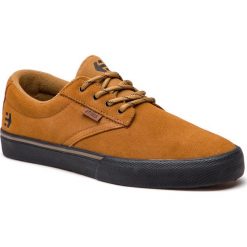 Tenisówki ETNIES - Jameson Vulc 4101000449 Brown/Black 201. Pomarańczowe trampki męskie marki Etnies, bez wzorów, ze skóry, eleganckie, bez zapięcia. W wyprzedaży za 229,00 zł.