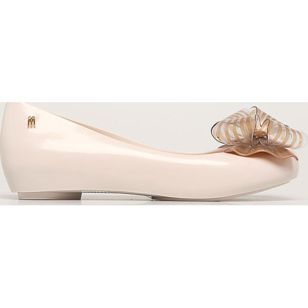 Melissa - Baleriny Ultragirl Sweet XVIII. Czarne baleriny damskie Melissa, bez wzorów, z gumy, bez obcasa, na obcasie. Za 289,90 zł.