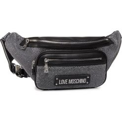 Saszetka nerka LOVE MOSCHINO - JC4049PP1ALH100A Nero/Crystal Nero. Szare nerki damskie Love Moschino, bez wzorów, ze skóry ekologicznej, młodzieżowe, bez dodatków. Za 749,00 zł.