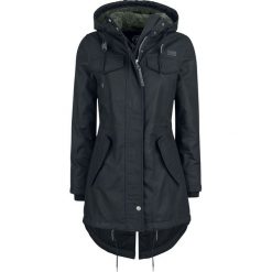 Brandit Mash Lake Parka Girls Płaszcz damski czarny. Czarne płaszcze damskie marki Brandit, m, z aplikacjami, z polaru. Za 399,90 zł.