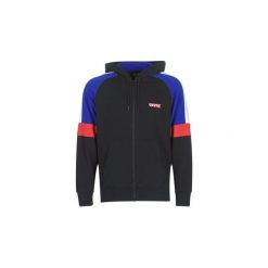 Bluzy Levis PIECED FULLZIP HOODIE. Czarne bluzy męskie Levi's®, s, bez wzorów, bez kołnierzyka, bez rękawów, bez kaptura. Za 369,00 zł.