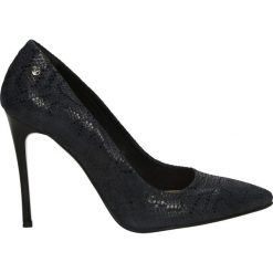 Czółenka - 5043 PIT BLU. Czarne buty ślubne damskie Venezia, ze skóry. Za 169,00 zł.