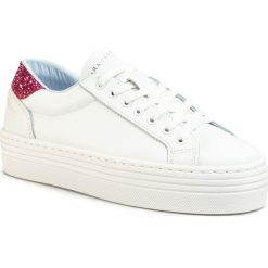 Sneakersy CHIARA FERRAGNI - CF2608-011 White/Fuxia. Białe półbuty damskie Chiara Ferragni, ze skóry. W wyprzedaży za 799,00 zł.