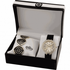 Elite Models zestaw podarunkowy damski - zegarek i naszyjnik E55072-101. Naszyjniki damskie Elite Models. W wyprzedaży za 239,00 zł.