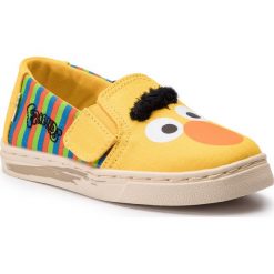 Tenisówki TOMS - Luca 10013641 Yellow/Orange Bert. Żółte trampki chłopięce Toms, bez wzorów, z materiału, bez zapięcia. W wyprzedaży za 149,00 zł.