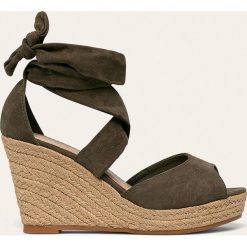 Answear - Espadryle Lily Shoes. Zielone koturny damskie ANSWEAR, bez obcasa, na obcasie, bez zapięcia. Za 119,90 zł.