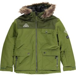 Kurtka narciarska "Reckless" w kolorze zielonym. Zielone kurtki chłopięce Dare 2b Kids, bez wzorów, z materiału, bez kaptura. W wyprzedaży za 139,95 zł.