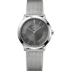 Calvin Klein Minimal Zegarek Srebrny. Szare zegarki damskie Calvin Klein, srebrne. Za 917,95 zł.